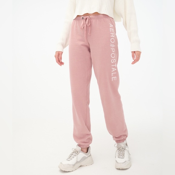Aeropostale Pants - NWT Aeropostale Rose Cinched Sweatpants